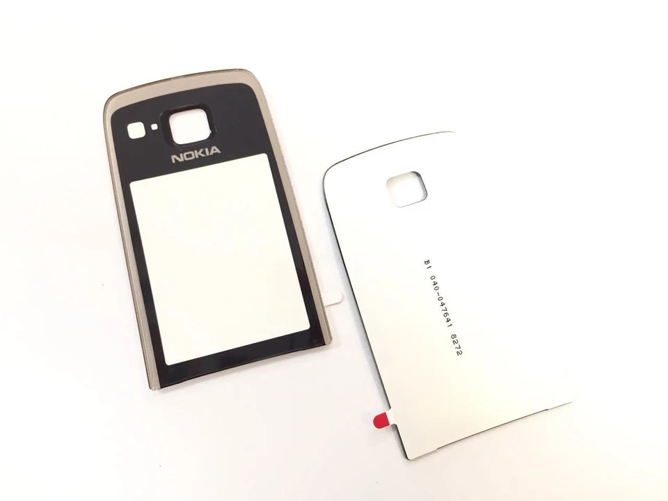 Original Nokia 6600 Fold Displayglas Scheibe Frontglas Silber Silver NEU - Bild 1 von 1