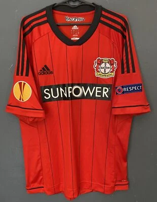 MENS FC BAYER 04 LEVERKUSEN 2012/2013 LEAGUE EUROPA FOOTBALL SOCCER SHIRT SIZE L - Image 1 of 4