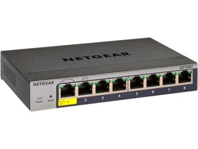 NETGEAR 8-Port Gigabit Ethernet Smart Switch (GS108T) - Image 1 of 4