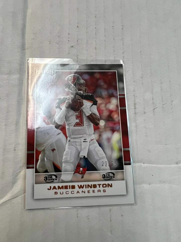 Jameis Winston 2017 Playoff 3rd Down Card #85 Serial #22/25 - Image 1 of 1