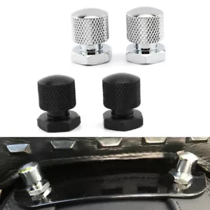 2PCS Seat Mounting Nuts Bolts For Harley Road King Fat Boy Electra Glide Softail - Foto 1 di 33