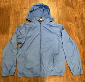Express Mens Windbreaker Sz XL Blue - Picture 1 of 5