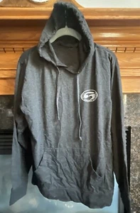 Eastern Surfing Association Long Sleeve Dk Gray Hoodie T-Shirt Sz S M Cecil Lear - Picture 1 of 4