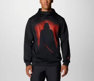 Columbia Star Wars Men Size M/L Sith Darth Vader Hoodie Sweatshirt Black Red - Picture 1 of 8