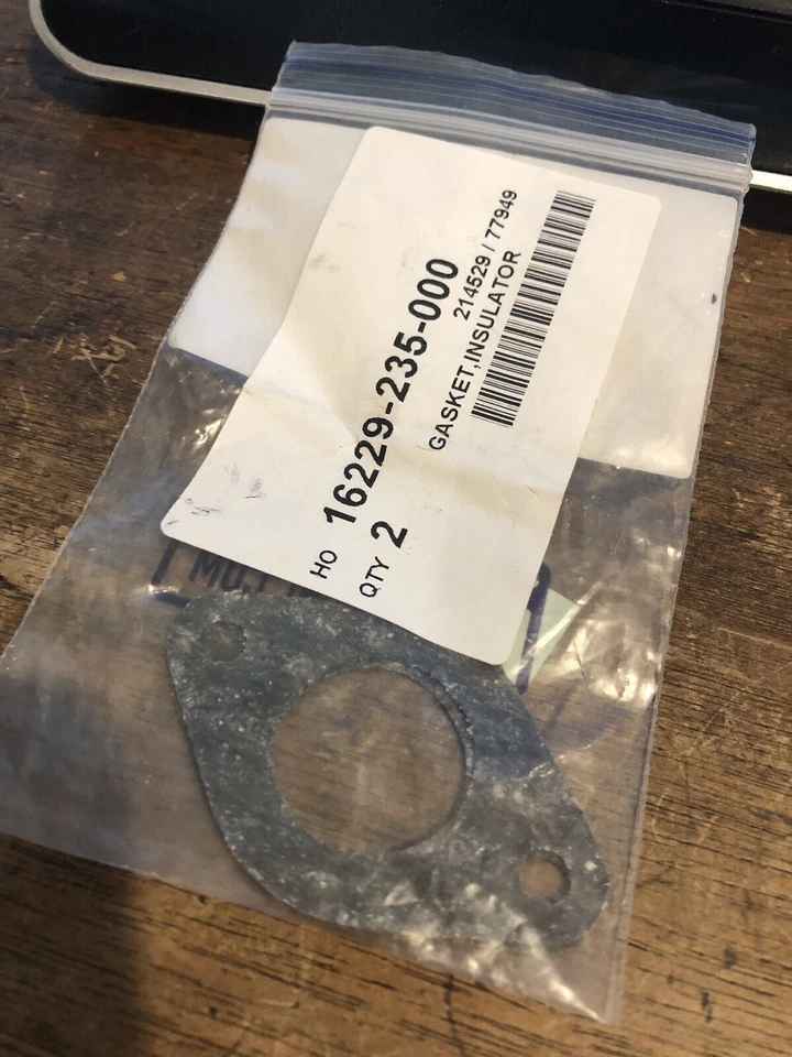 Genuine Carb Insulator Gasket Fits: Honda CA175 CB175 CL175 SL175 16229-235-000 - Image 1 of 1