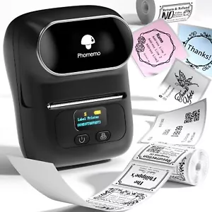 Phomemo M110 Label Maker Machine Thermal Bluetooth Label Printer sticker Printer - Picture 1 of 24