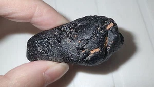 Piedra Tectita Indochinita Negra Grande de China 36,3 gramos 53x26x24 mm - Imagen 1 de 6