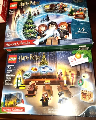 LEGO CHRISTMAS HARRY POTTER ADVENT CALENDARS Hogwarts Great Hall 76390 75964 NEW - Image 1 of 3