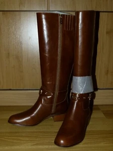 Michael Kors Stiefel Heather, Leder, Logo, Gr. 8,5 - 39, Aktuell - Bild 1 von 7