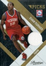 2010-11 Prestige Prestigious Picks Materials Gold Card #2 Evan Turner Jersey /99