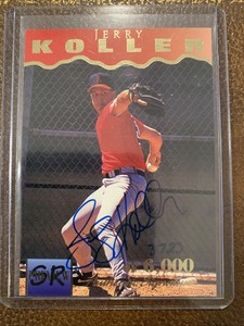 1995 Signature Rookies Autographed Baseball Card of Jerry Koller #3723/6000!! 
