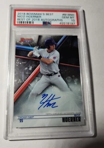 NICO HOERNER -- 2018 BOWMAN'S BEST OF 2018 -- AUTO -- PSA GEM MINT 10 - Picture 1 of 1