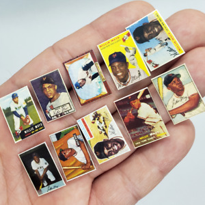 Willie Mays #24 Mini Custom Baseball Card Set Rookie HOF New York Giants New!