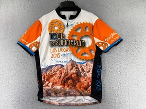 Primal Cycling Jersey Adult Extra Large Orange White Summerlin Las Vegas 2013 - Picture 1 of 20