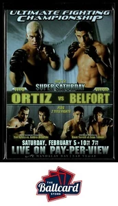 2010 Topps UFC #FPR-UFC51 Tito Ortiz Victor Belfort Fight Poster Review - Picture 1 of 2