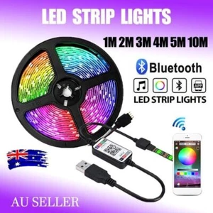 1-10M RGB Waterproof 30-150 LED Strip Light 5050 SMD APP Controlled DC 12V IP65 - Picture 1 of 27
