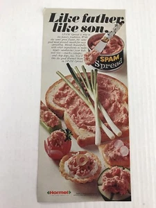 Hormel Spam Spread Vtg 1972 Print Ad - Picture 1 of 3