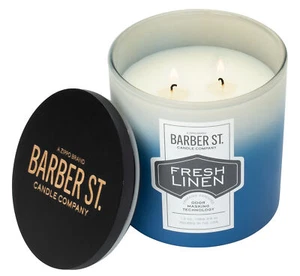 Zippo Barber St. Candle Co™ Odor Masking Fresh Linen Scent Candle, 70037 (Pou... - Picture 1 of 6