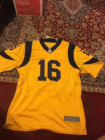 Nike LA Rams Jared Goff Color Rush Vapor Stitched Jersey Size 2x Cover