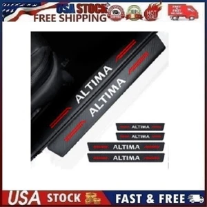 4PCS Car Door Sill Decal Cover Anti-Scratch Protector For Niss-an Altima Style 1 - Picture 1 of 8