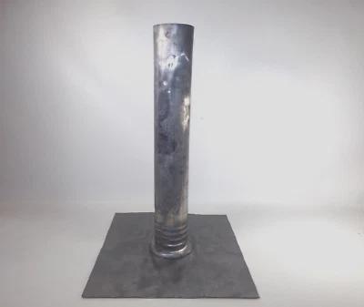 2" Lead Vent Pipe Roof Flashing 12"x12" base, 18" Stack Height, 2.5# Multi-Pitch - Image 1 of 4