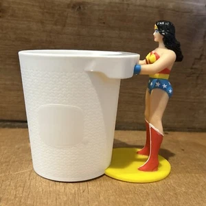 Vintage 80er Jahre Wonder Woman Becher Zahnbürstenhalter DC Comics - Bild 1 von 6