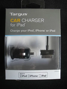 Targus Mobile Car Charger Apple IPHONE 3 3G 4 4S IPAD IPOD Brand New 2.1 amp - Picture 1 of 2