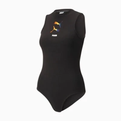 BODY MUJER ORGULLO SIN MANGAS NEGRO/MULTICOLOR 531949-01 Foto 1 de 4