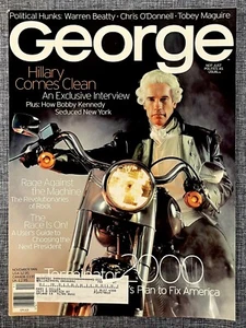 1999 NOVEMBER GEORGE MAGAZINE - ARNOLD SCHWARZENEGGER - HILLARY COMES CLEAN VG+ - Picture 1 of 3