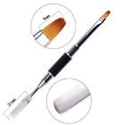 Useful Uv Poly Gel Nail Art Pen Dual-Ended Slice Shape Tool Polish Slice Brush