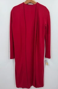Conjunto de Vestido Lápiz y Cárdigan Talbots Midi 10p Trabajo Iglesia Rojo Modesto NUEVO $168 - Imagen 1 de 11