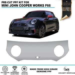 Partial Bonnet Stone Guard PPF Paint Protection Film for Mini Cooper JCW F66 - Picture 1 of 4
