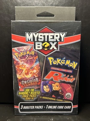 NEW Sealed Pokemon Team Rocket Mystery Box 3 Booster Packs (Seeded Chase Pack) - Image 1 of 4
