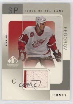 2000-01 SP Game Used Edition Tools of the Game Sergei Fedorov #SF HOF - Image 1 of 2
