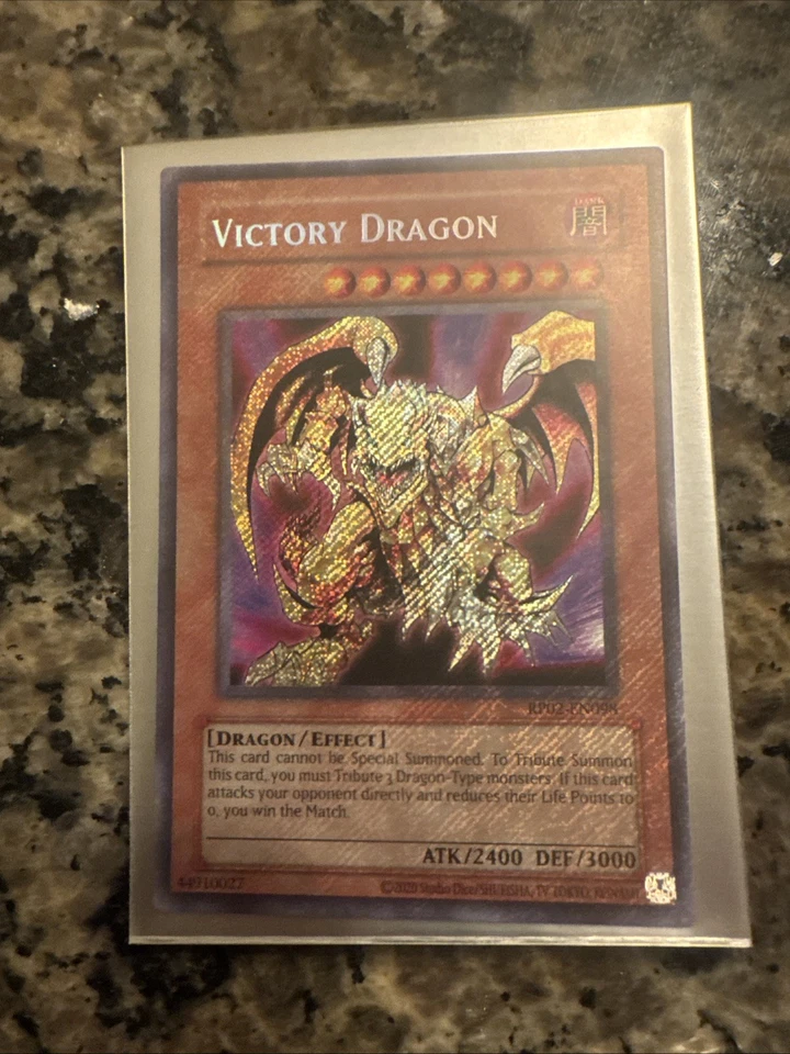 Yu-Gi-Oh! Victory Dragon RP02-EN098 Secret Rare Unlimited Near Mint - Image 1 of 1