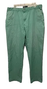 VTG Polo by Ralph Lauren Men's Polo Chino Khaki Pants 37X31 Light Green Pastel - Picture 1 of 7
