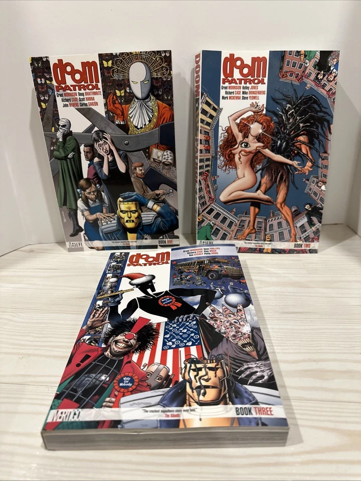 Doom Patrol Por Grant Morrison Carrera Completa TPB 1-3 ¡¡Nuevo Nunca Leído!!! Foto 1 de 4