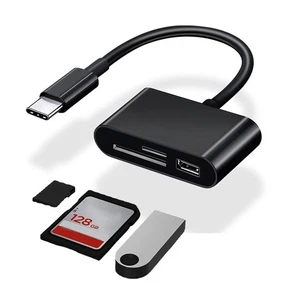 Disk Card Reader Micro USB OTG Adapter USB Type-C For Samsung Huawei Xiaomi - Photo 1 sur 16