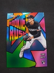 Topps 2025 cromo todo grabado novato Rush Colby Mayo CERR-2 Baltimore Orioles RC⚾⚾ - Imagen 1 de 2