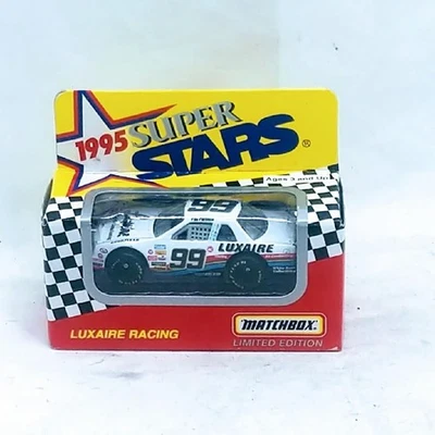 1995 Matchbox Superstars White Rose #99 Phil Parsons Luxaire Racing Chevy Lumina - Image 1 of 4