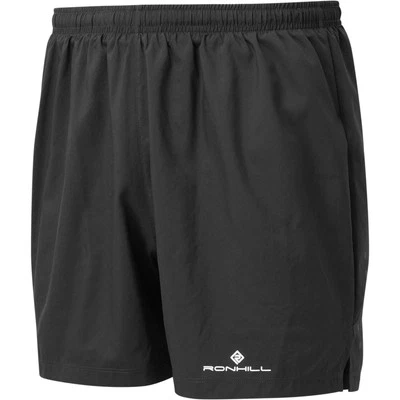 Ronhill Core Mens Running Shorts Black 5 Inch Lined Breathable Reflective Run - Image 1 of 2