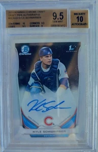 Bowman Chrome Draft 2014 Kyle Schwarber automático BGS 9,5/10 1st Bowman cromo - Imagen 1 de 2
