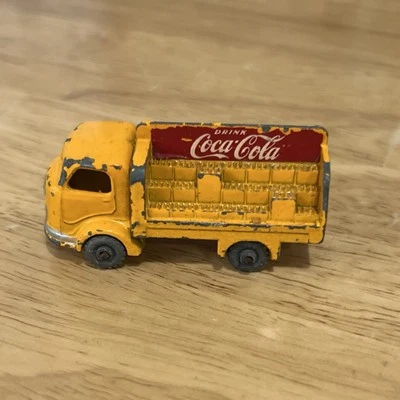 Lesney Matchbox No. 37 Karrier Bantam 2 тонны Coca-Cola доставки грузовик серый колеса - Изображение 1 из 4