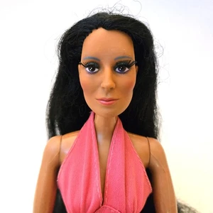 Muñeca y vestido vintage 1976 Mego CHER - sin zapatos - Imagen 1 de 11