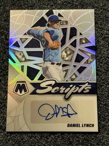 Daniel Lynch 2022 Panini Mosaic Baseball Scripts #SC-DL Refractor Parallel Auto - Picture 1 of 2