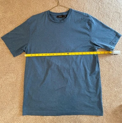 Tasso Elba T Shirt Slate Blue 100% Cotton Men's Medium  - Image 1 of 4