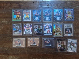 Caleb Williams RC LOT (17 Cards) Prizmatic Refractor Inserts Color Bowman U 1st - Picture 1 of 5