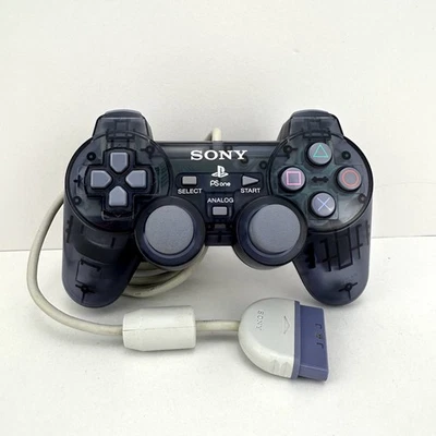 CONTROLLER PS1 PS ONE clear transparent ORIGINALE SONY per PLAYSTATION RARISSIMO - Immagine 1 di 4