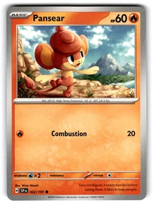 2024 Pokemon Pansear #22/191 - Picture 1 of 2