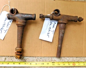 2 FRONT STEERING SPINDLE FOR 1919-25 FORD MODEL T CARS 1 NEW 1 USED - Picture 1 of 3